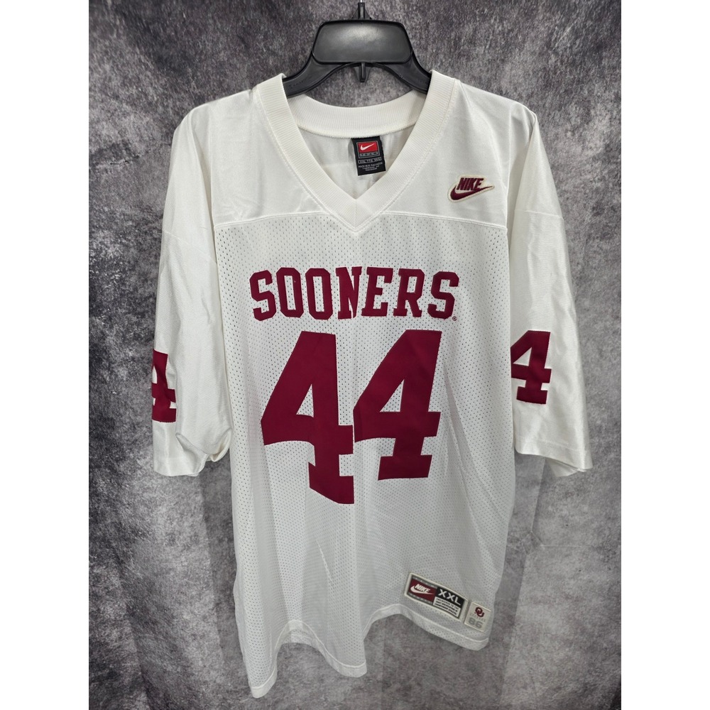 Vintage Brian Bosworth #44 Oklahoma Sooners Nike Team Jersey Men 2XL Y2K